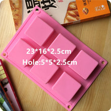 Load image into Gallery viewer, 6 Flower Silicone Cake Mold Handmake DIY Bread Mould Silicone Moulds For Cake Mooncake Mold Cake Tools
