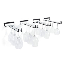 Load image into Gallery viewer, 1/2/4PC Metal Holder Rack Useful 30cm Wine Rack Glass Holder Hanging Bar Shelf Kitchen/Restaurant Wine Glass Storage Bottle Hold
