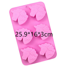 Load image into Gallery viewer, 6 Flower Silicone Cake Mold Handmake DIY Bread Mould Silicone Moulds For Cake Mooncake Mold Cake Tools