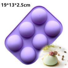 Load image into Gallery viewer, 6 Flower Silicone Cake Mold Handmake DIY Bread Mould Silicone Moulds For Cake Mooncake Mold Cake Tools
