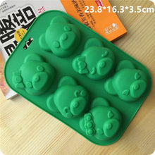 Load image into Gallery viewer, 6 Flower Silicone Cake Mold Handmake DIY Bread Mould Silicone Moulds For Cake Mooncake Mold Cake Tools