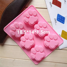 Load image into Gallery viewer, 6 Flower Silicone Cake Mold Handmake DIY Bread Mould Silicone Moulds For Cake Mooncake Mold Cake Tools
