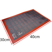 Load image into Gallery viewer, Aomily Silicone 30x40cm Double Sided Printing Baking Mat Non Stick Pastry Oven Cake Baking Perforated Sheet Liner Pastry Mat