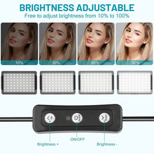 Load image into Gallery viewer, 6"LED Video Light Panel 5600k Photography Lighting Photo Studio Lamp Kit For Shoot Live Streaming Youbube With Tripod RGB Filter