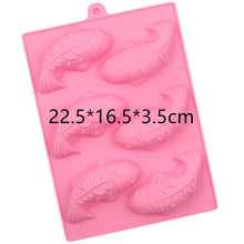 Load image into Gallery viewer, 6 Flower Silicone Cake Mold Handmake DIY Bread Mould Silicone Moulds For Cake Mooncake Mold Cake Tools