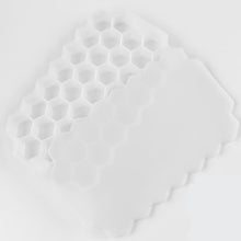 Load image into Gallery viewer, 37 Cavity Honeycomb Ice Cube Trays Reusable Silicone Ice Cube Mold BPA Free Ice Maker with Removable Lids