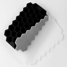 Load image into Gallery viewer, 37 Cavity Honeycomb Ice Cube Trays Reusable Silicone Ice Cube Mold BPA Free Ice Maker with Removable Lids