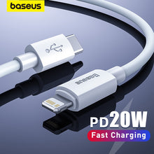 Load image into Gallery viewer, Baseus USB C Cable for iPhone 14 13 12 11 Pro Max PD Fast Charge USB C to Lighting Cable for iPhoneCharger Data USB Type C Cable