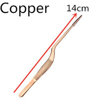 Load image into Gallery viewer, 14/16/20/23/26/30cm Kitchen Cooking Medical Tweezers Stainless Steel Kitchen Seafood & bar Tweezer Food Tongs Tool Bar Accessory