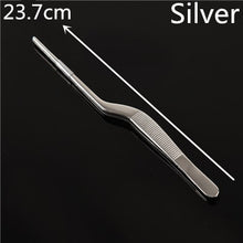Load image into Gallery viewer, 14/16/20/23/26/30cm Kitchen Cooking Medical Tweezers Stainless Steel Kitchen Seafood & bar Tweezer Food Tongs Tool Bar Accessory