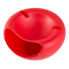 Load image into Gallery viewer, Lazy Snack Bowl Plastic Double-Layer Snack Storage Box Bowl Fruit Bowl And Mobile Phone Bracket