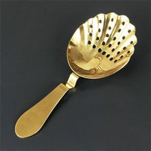 Load image into Gallery viewer, Julep Bar Cocktail Strainer 304 Stainless Steel Copper Plated Gold Plated Black Bar Tool