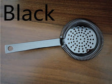 Load image into Gallery viewer, Julep Bar Cocktail Strainer 304 Stainless Steel Copper Plated Gold Plated Black Bar Tool