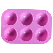 Load image into Gallery viewer, 3d Hemispherical Silicone Mold 6/15/24 Hole Food Grade Baking Mold