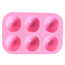 Load image into Gallery viewer, 3d Hemispherical Silicone Mold 6/15/24 Hole Food Grade Baking Mold