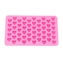 Load image into Gallery viewer, Mini Heart Mold Silicone Ice Cube Tray DIY Chocolate Fondant Mould 3D Pastry Jelly Cookies Baking Cake Decoration Tools 5 Colors