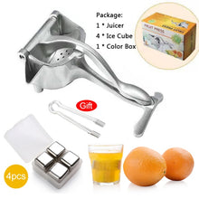 Load image into Gallery viewer, Manual Juice Squeezer Aluminum Alloy Hand Pressure Juicer Pomegranate Orange Lemon Sugar Cane Juice Kitchen Fruit Tool