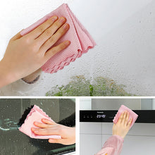 Load image into Gallery viewer, No Trace Glass Cleaning Towel Absorbent Dish Cloth for Tableware Kitchen Rag Towel for Kitchen Household Cleaning Tool

