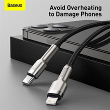 Load image into Gallery viewer, Baseus PD 20W USB Type C Cable for iPhone 12 11 Pro Max X Xr Xs 18W Fast Charging Charger USBC Cable for iPad Type-C Data Cord
