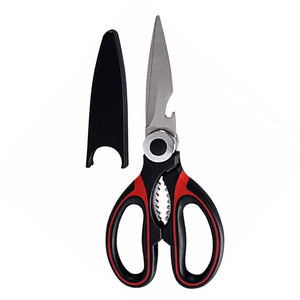 Multifunctional Kitchen Scissors Tools Accessories Very Sharp High Strength Carbon Steal Cut Fish Chicken Meet Vegetables