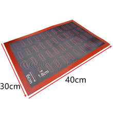 Load image into Gallery viewer, Aomily Silicone 30x40cm Double Sided Printing Baking Mat Non Stick Pastry Oven Cake Baking Perforated  Sheet Liner Pastry Mat
