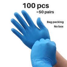 Load image into Gallery viewer, 100pcs Nitrile Gloves Disposable Kitchen Latex Gloves For Household Kitchen Laboratory Cleaning Gloves Cake Tools
