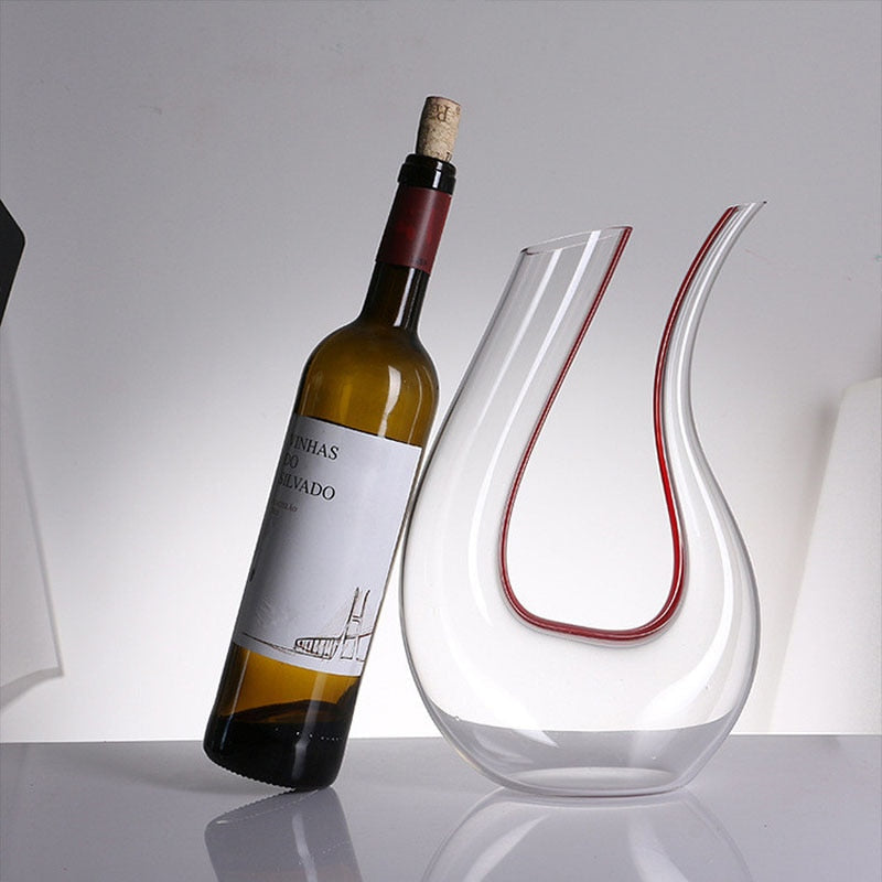 New Big Decanter Handmade Crystal Red Wine Brandy Champagne Glasses Decanter Bottle Jug Pourer Aerator