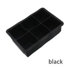 Load image into Gallery viewer, Food Grade 16.5*11.5*5 cm Square Shape Ice Cube Mold Fruit Ice Cube Maker 6 Lattice Ice Tray Bar Kitchen Accessories Silicone

