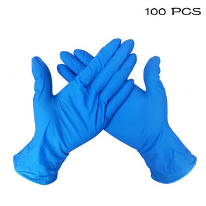 10/50/100 PCS 5 Color Disposable Gloves Latex Dishwashing/Kitchen/Rubber/Garden Gloves Universal For Left Right Hand