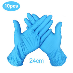 10/50/100 PCS 5 Color Disposable Gloves Latex Dishwashing/Kitchen/Rubber/Garden Gloves Universal For Left Right Hand