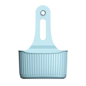 Sink Shelf Soap Sponge Drain Rack Silicone Storage Basket Bag Faucet Holder Adjustable Bathroom Holder Sink Kitchen Accessorie