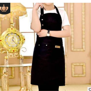 2020 Solid Cooking Kitchen Apron Chef Waiter Cafe Shop BBQ