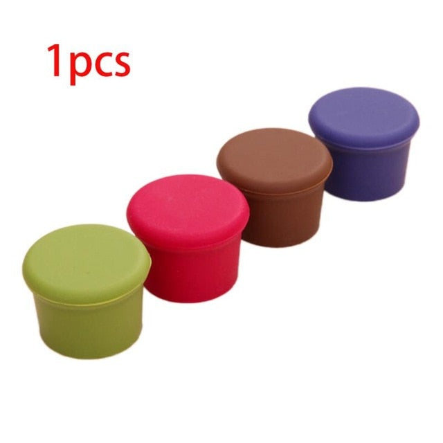 10 Pcs Reusable Wine Beer Cover Bottle Cap Silicone Stopper Beverage For Home Bar Stopper Cover Barware