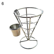 Load image into Gallery viewer, French Fries Basket Food Bucket Snack Potato Chips Barrel Container Tableware
