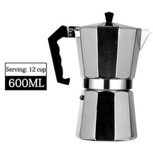 Load image into Gallery viewer, Aluminum Coffee Maker Durable Cafeteira Expresso Percolator Pot Home Office Durable Espresso Maker Practical Moka Coffee Pot
