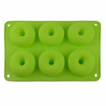 Load image into Gallery viewer, 6 Non-Slip Doughnut Silicone Mold DIY Round Cake Circle Biscuit Muffin Mold Donut Candy Chocolate Ice Cube Molds Kitchen Tool
