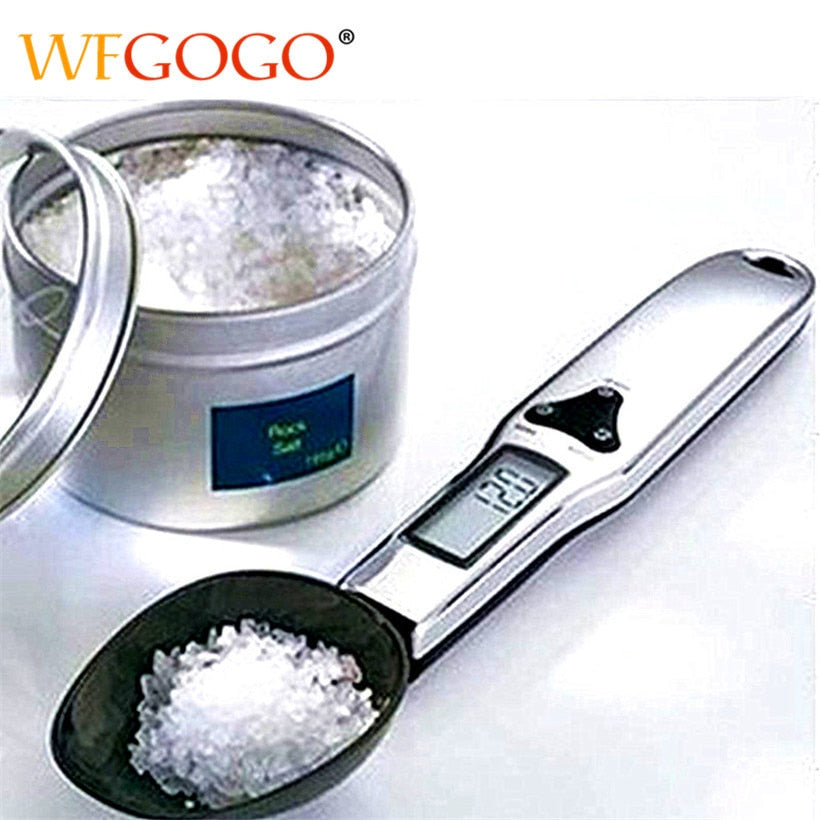 300g/0.1g Portable LCD Digital Kitchen Scale Measuring Spoon Gram Electronic