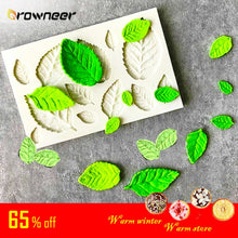 Load image into Gallery viewer, Tree Maple Leaf Mold Silicone Fondant Cake Decorating Tools Chocolate Baking Mould 3D Sugarcraft Resin Clay Homemade Bakeware
