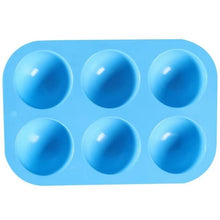 Load image into Gallery viewer, 3d Hemispherical Silicone Mold 6/15/24 Hole Food Grade Baking Mold
