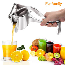 Load image into Gallery viewer, Manual Juice Squeezer Aluminum Alloy Hand Pressure Juicer Pomegranate Orange Lemon Sugar Cane Juice Kitchen Fruit Tool
