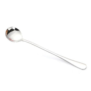 New Vacuum Plating Stainless Steel Coffee Spoon Long Handle Tea Spoons Kitchen Hot Drinking Flatware