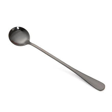 Load image into Gallery viewer, New Vacuum Plating Stainless Steel Coffee Spoon Long Handle Tea Spoons Kitchen Hot Drinking Flatware
