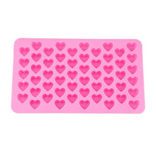 Load image into Gallery viewer, Mini Heart Mold Silicone Ice Cube Tray DIY Chocolate Fondant Mould 3D Pastry Jelly Cookies Baking Cake Decoration Tools 5 Colors
