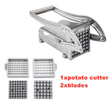 Load image into Gallery viewer, Stainless Steel Manual Potato Cutter French Fries Slicer Potato Chips Maker Meat Chopper Dicer Cutting Machine Tools For Kitchen
