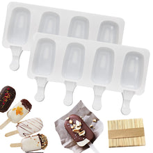 Load image into Gallery viewer, 4/8 Cell Magnum Silicone Ice Cream Molds
