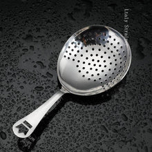 Load image into Gallery viewer, Julep Bar Cocktail Strainer 304 Stainless Steel Copper Plated Gold Plated Black Bar Tool
